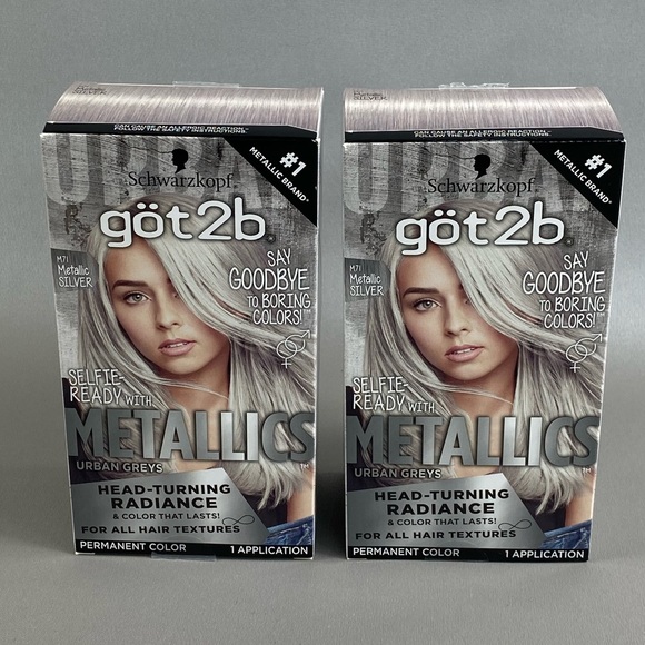 Got2b Metallic Silver On Bleached Hair poshmark.com